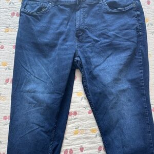 Men’s The Perfect Jean Athletic Fit 42x30 Navy Jeans